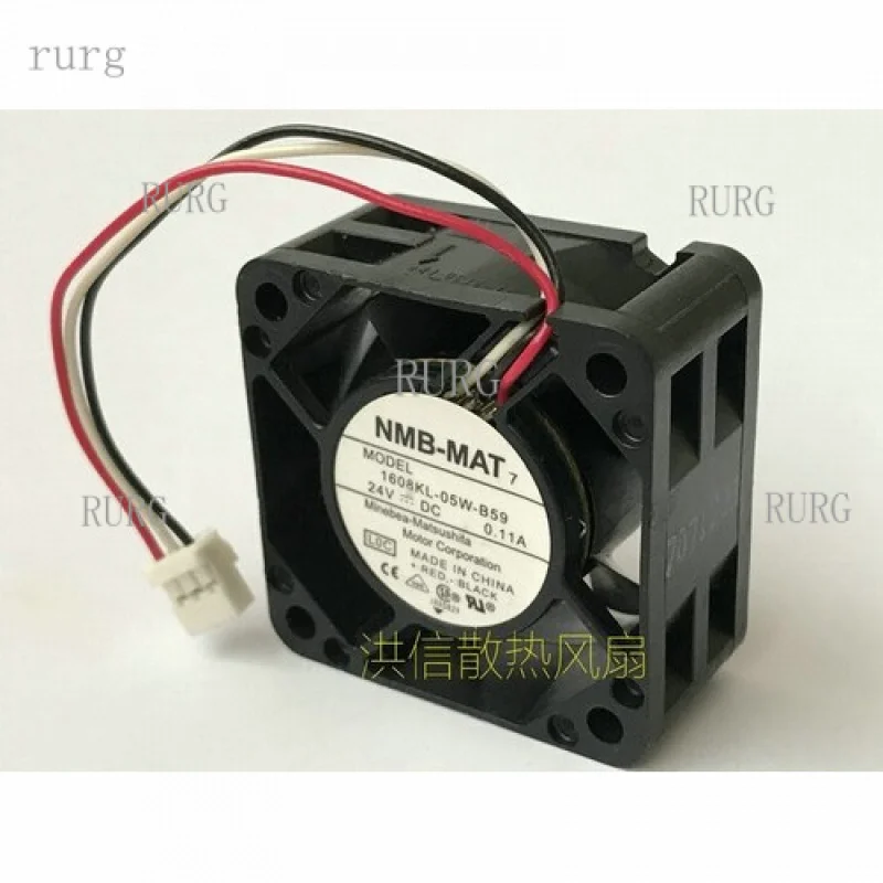 L  1 PCS for NMB fan 1608KL-05W-B59 DC24V 0.11A 4020 4CM 3 wire