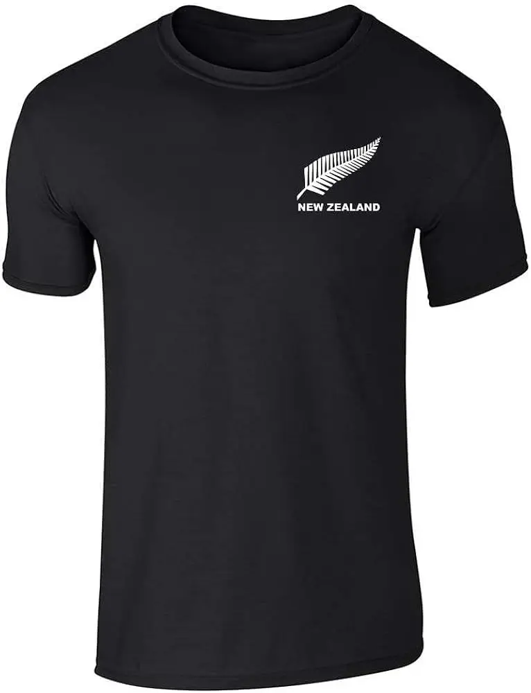 New Zealand Soccer Retro National Team Jersey Graphic Tee T-Shirt for Men Tees Cotton brand vintage oversized