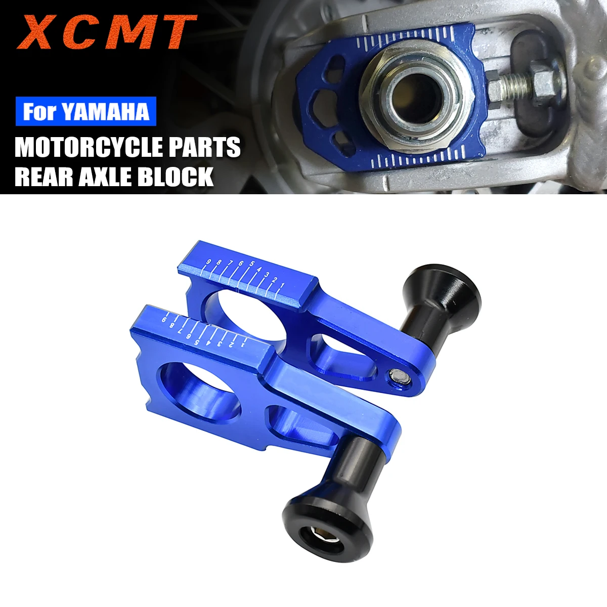 

CNC Rear Axle Block For Yamaha YZ125 YZ250 YZ250F YZ450F YZ250X YZ250FX YZ450FX WR250F WR450F WR250R WR250X Motorcycle Parts