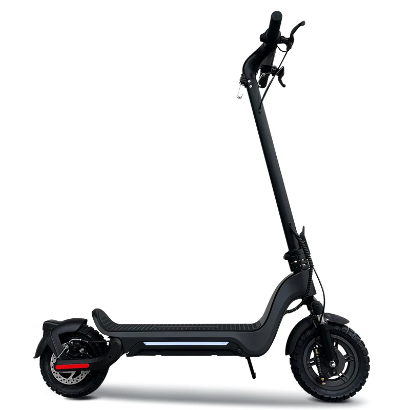 Folding Electric Scooter ,800W 48v 10Ah, PU Suspension 10inch Off-road Tire,Magnesium Alloy,Range of 30-40km,Commuting Vehicle