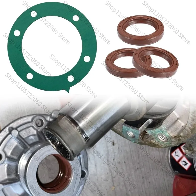 Suitable for Bombardier Spark 90 crankshaft output end oil seal fluorine rubber material, suitable for SPARK and GTI