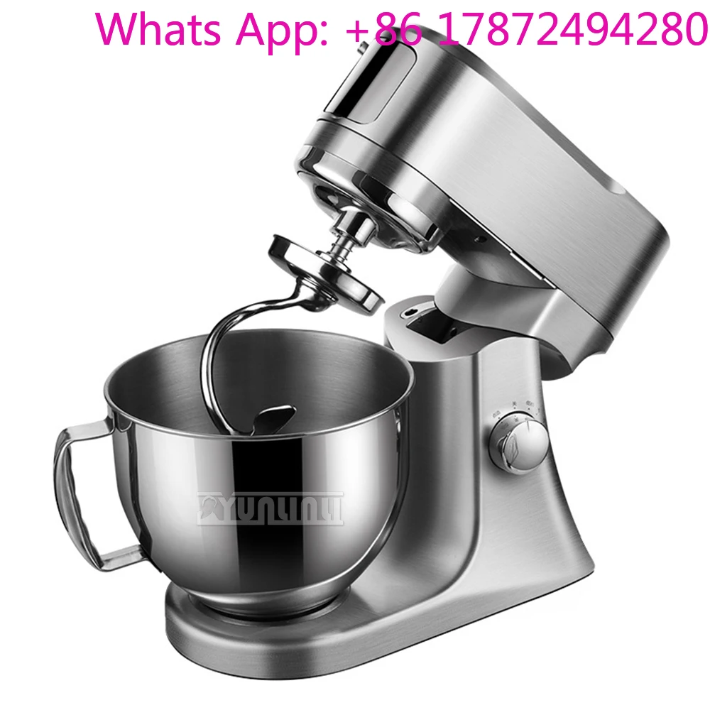 5L Professional Blender  Beater Kitchen Stand Mixer Stainless Steel Chef Machine Mixeur Cuisine Electrique