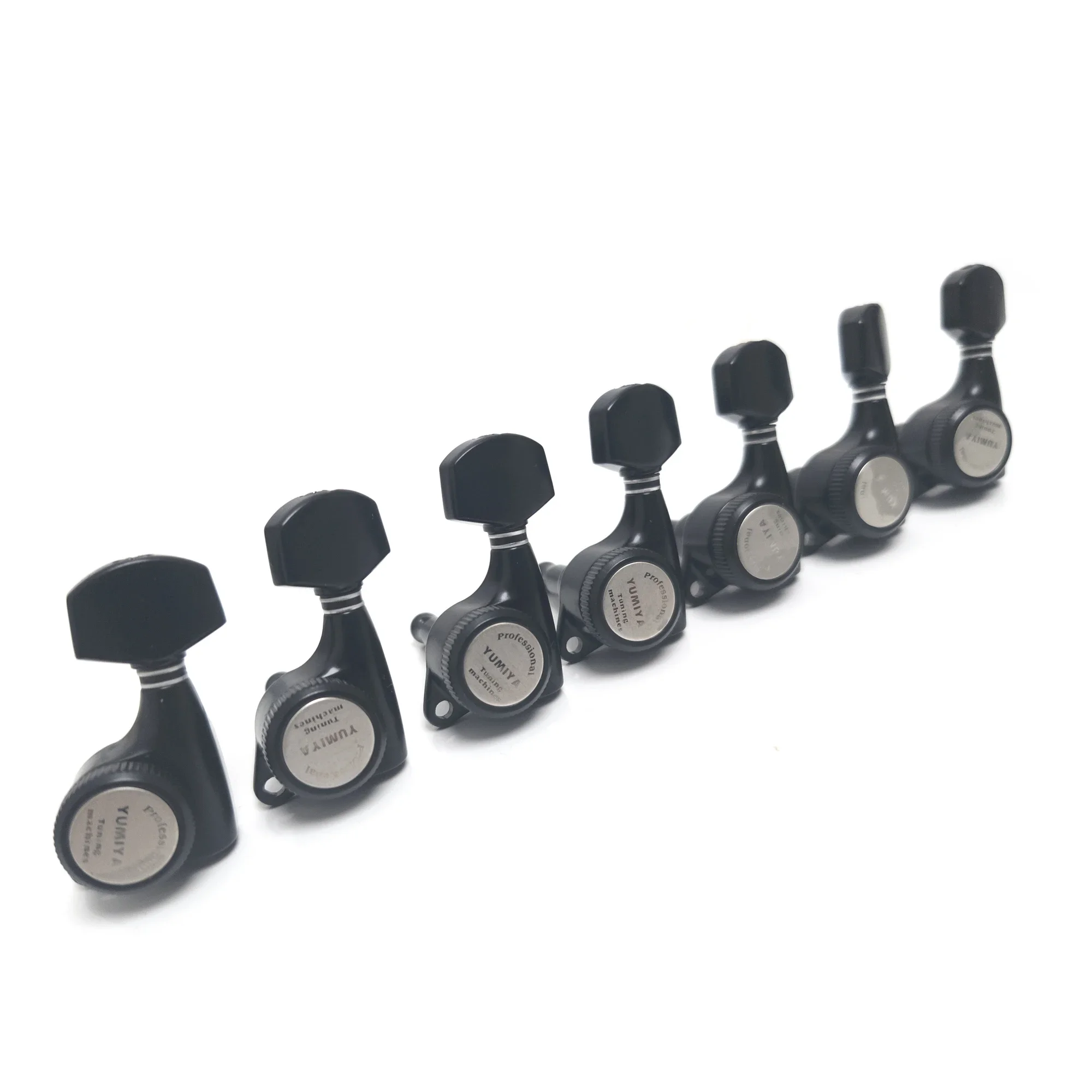 7L Gitaar Locking Tuners 1:18 Lock String Stemsleutels Machinekoppen voor elektrische gitaren – Verkrijgbaar in chroom en matzwart