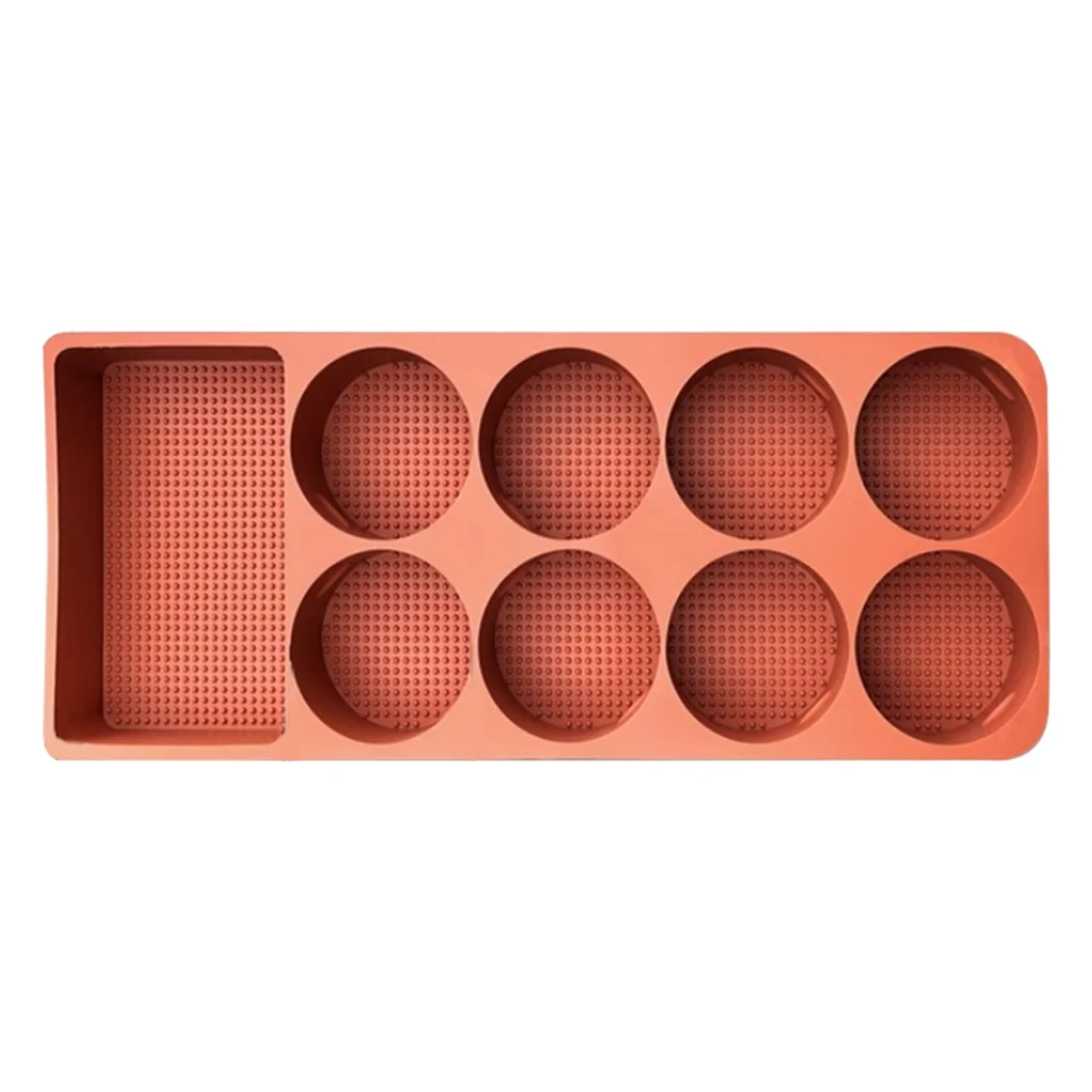 For LEADING IDEAL L9 Refrigerator Storage Box Silicone Mat Refrigerator Fixed Anti-Slip Cup Holder Tray,Orange