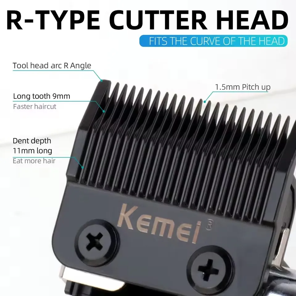 Kemei Professional Hair Clipper Kit KM-2296 KM-2299 KM-2293 Electric Hair Trimmer Male Hair Cutting Machine Mens Trimmer Machine
