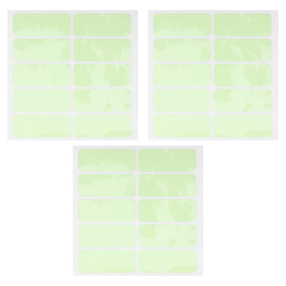 

30pcs Glow Dark Stickers Luminous Button Decorative Adhesive Bedroom Green Ceiling PVC Night Outlet Light Cover Removable