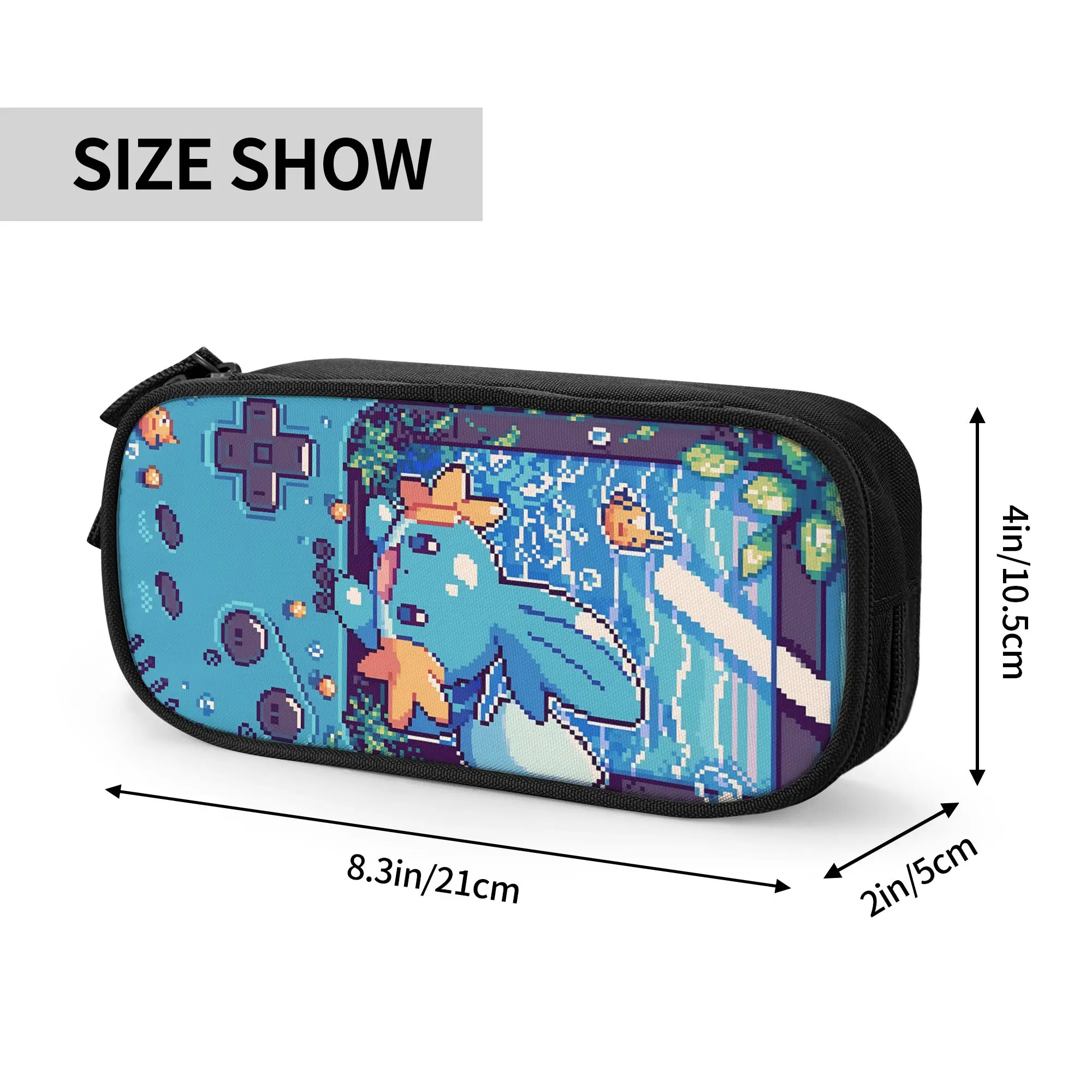 Custom Cartoon Pokemon Theme Large Capacity Bags for Child  School Pencil Bag for Boys Gilrs Kids