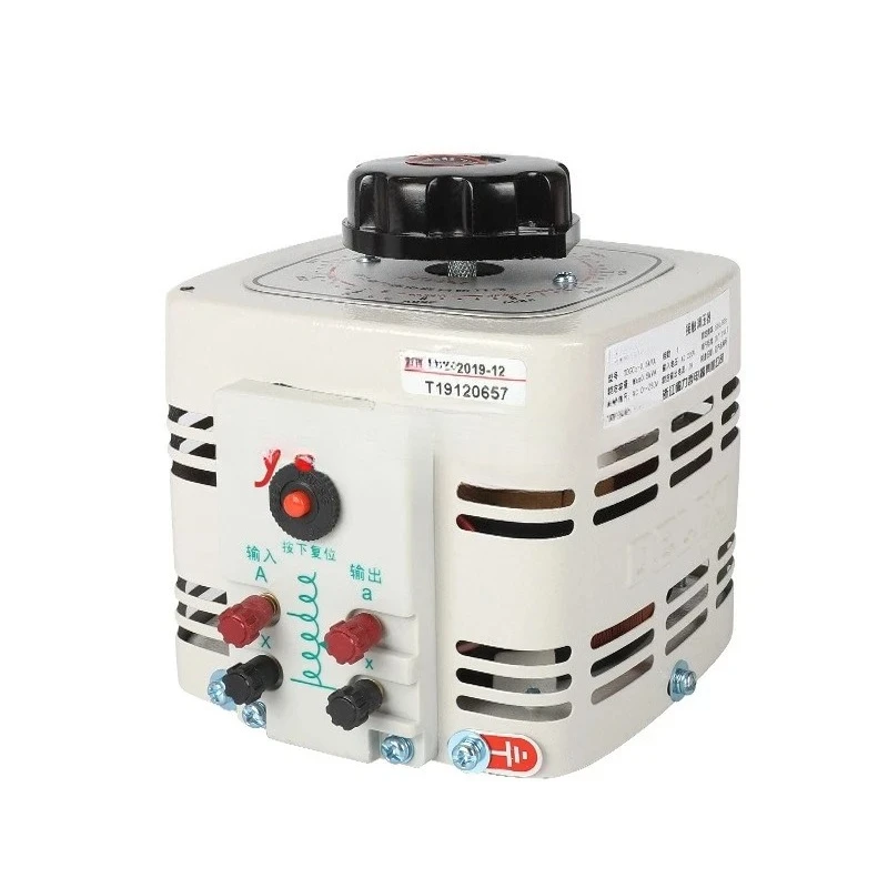 

Voltage regulator single-phase AC contact type