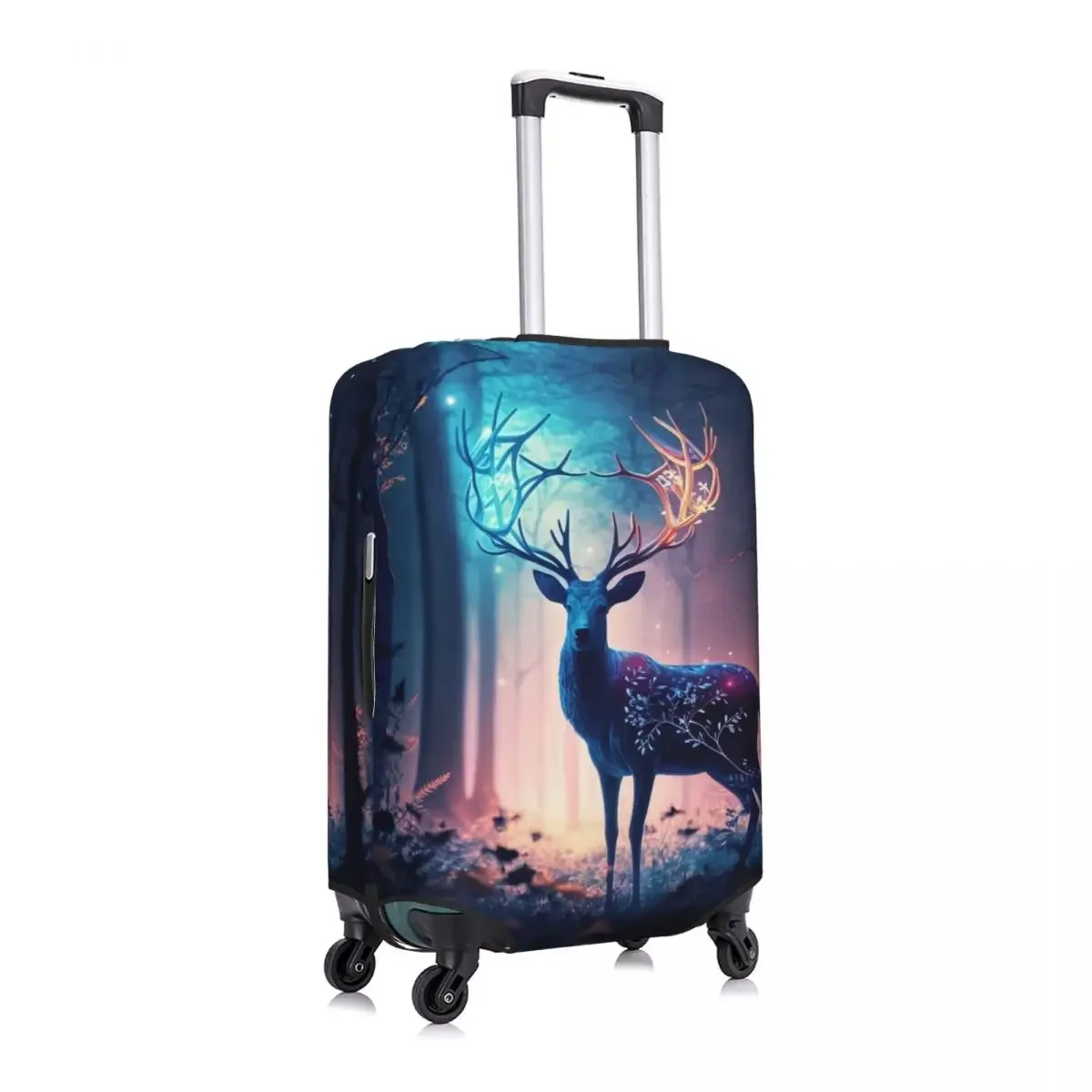 Custom Deer Fantasy Luggage Cover Cute Suitcase Protector Covers Suit For 18-32 inch