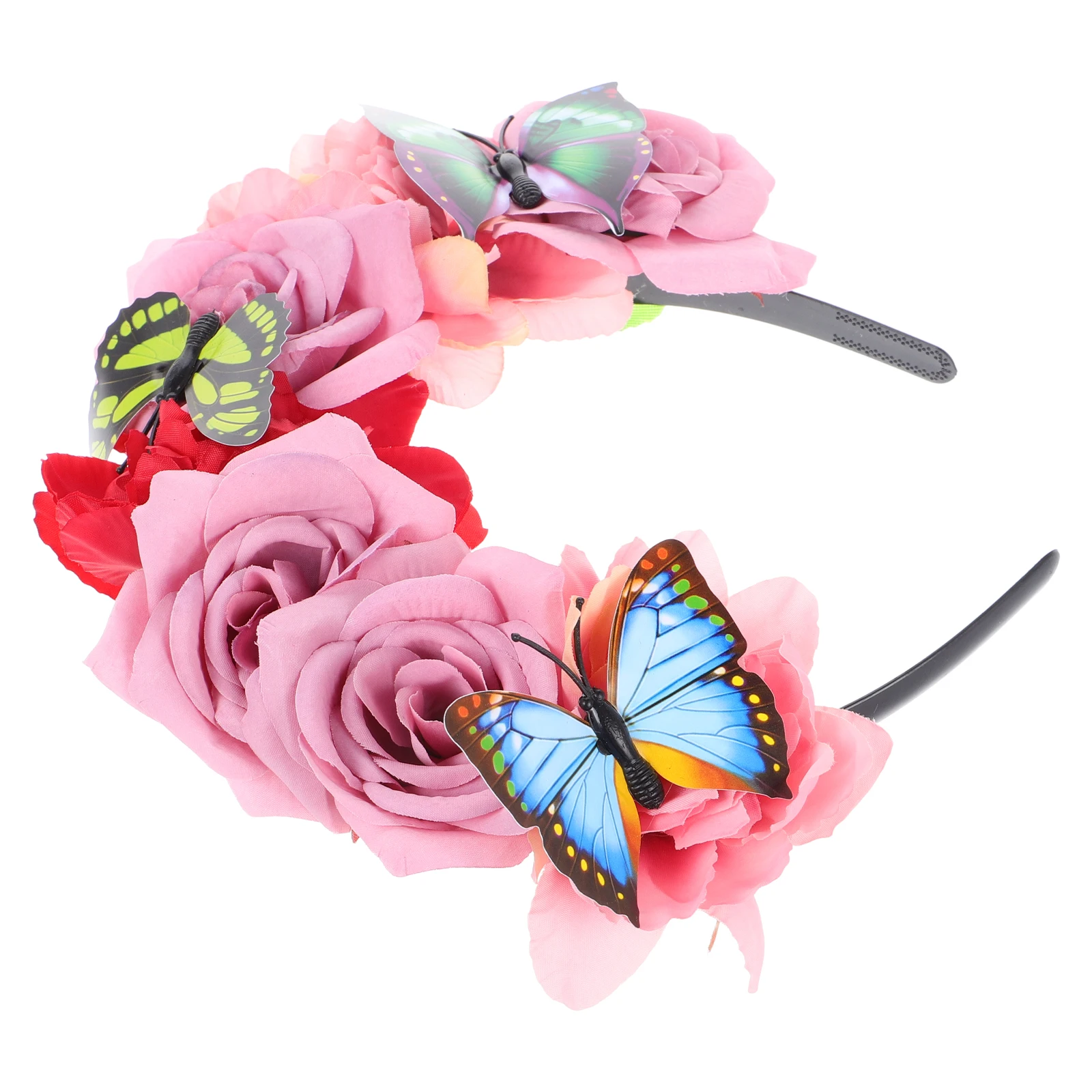 

Butterfly Hair Tea Party Headb Simulated Flowers Headb Durable Purple Fabric Halloween Prom Tea Party Bohemian