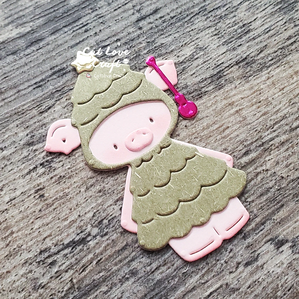 Catlove Niedliche Weihnachtstiere Metall-Stanzformen Scrapbooking-Schablone Stanzwerkzeug für Kartenherstellung DIY-Handwerk Prägung Neue Stanzformen – Detail 21