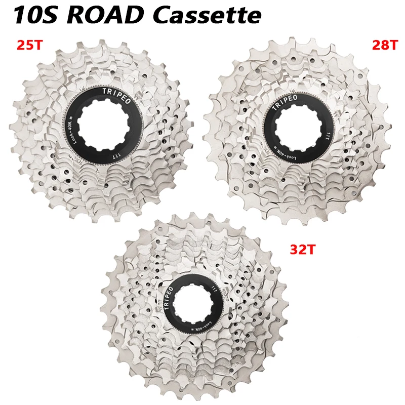 Road Bike Cassette Sprocket 9S 10S 11S 23T25T28T30T32T K7 HG Freewheel VG 9S 10S 11S Chains 9V10V11V Road Bicycle Accessories