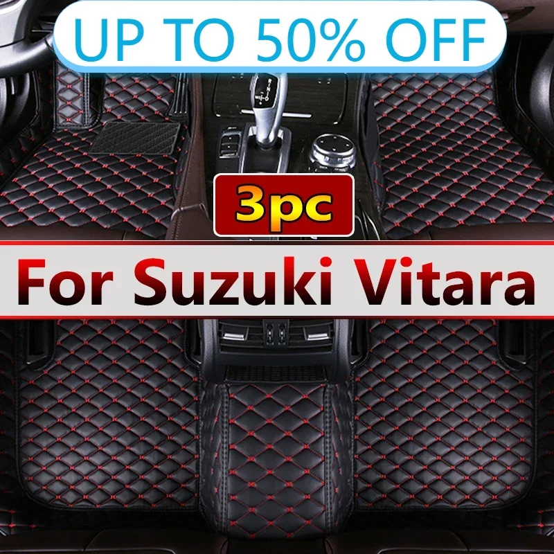 Car Floor Mats For Suzuki Vitara Escudo LY 2022 2021 2020 2019 2018 2017 2016 2015 Auto Interiors Accessories Foot Rugs Carpets