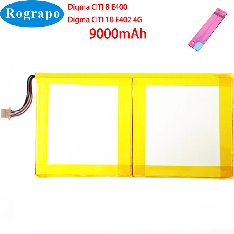 

Новый 3,8 V 9000mAh ноутбук планшетный ПК аккумулятор для Digma CITI 8 E400 E402 ET4013EW Citi 10 4G 34,2 Втч 5-проводной разъем