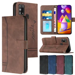 Funda Case for Samsung Galaxy M54 M52 M53 M33 M51 M31 M31S M30S M21 M40S M12 M13 M14 PU Leather Wallet Phone Case Cover