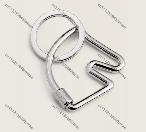 Luxury Mirror Stainless Steel Horse Head Ornament Multi-use Keychain Bag Charm Adjustable Buckle For Handbag Strap Car Decor