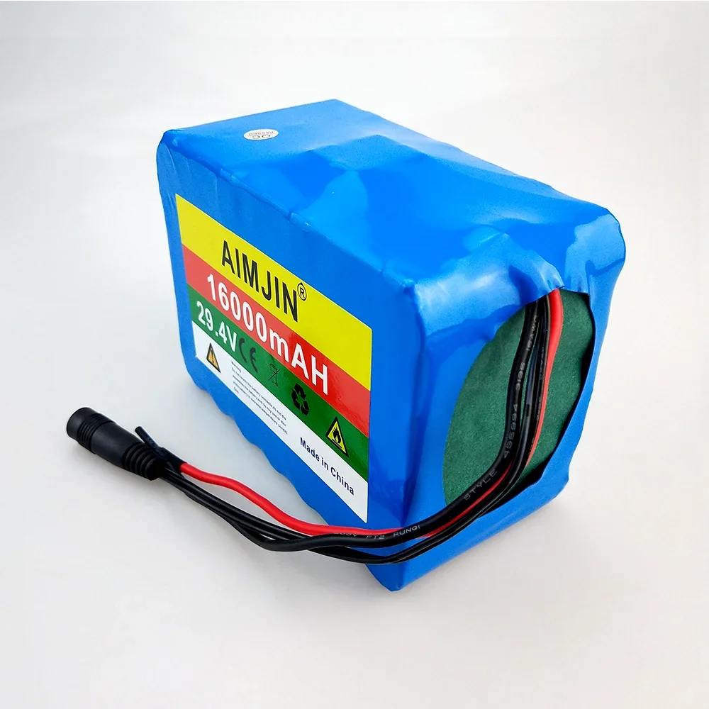 NEW 7S5P 24v 38Ah Battery Pack 250w 29.4V 38000mAh Lithium Ion Battery Pack For Wheelchair、Balanced vehicle , built-in BMS