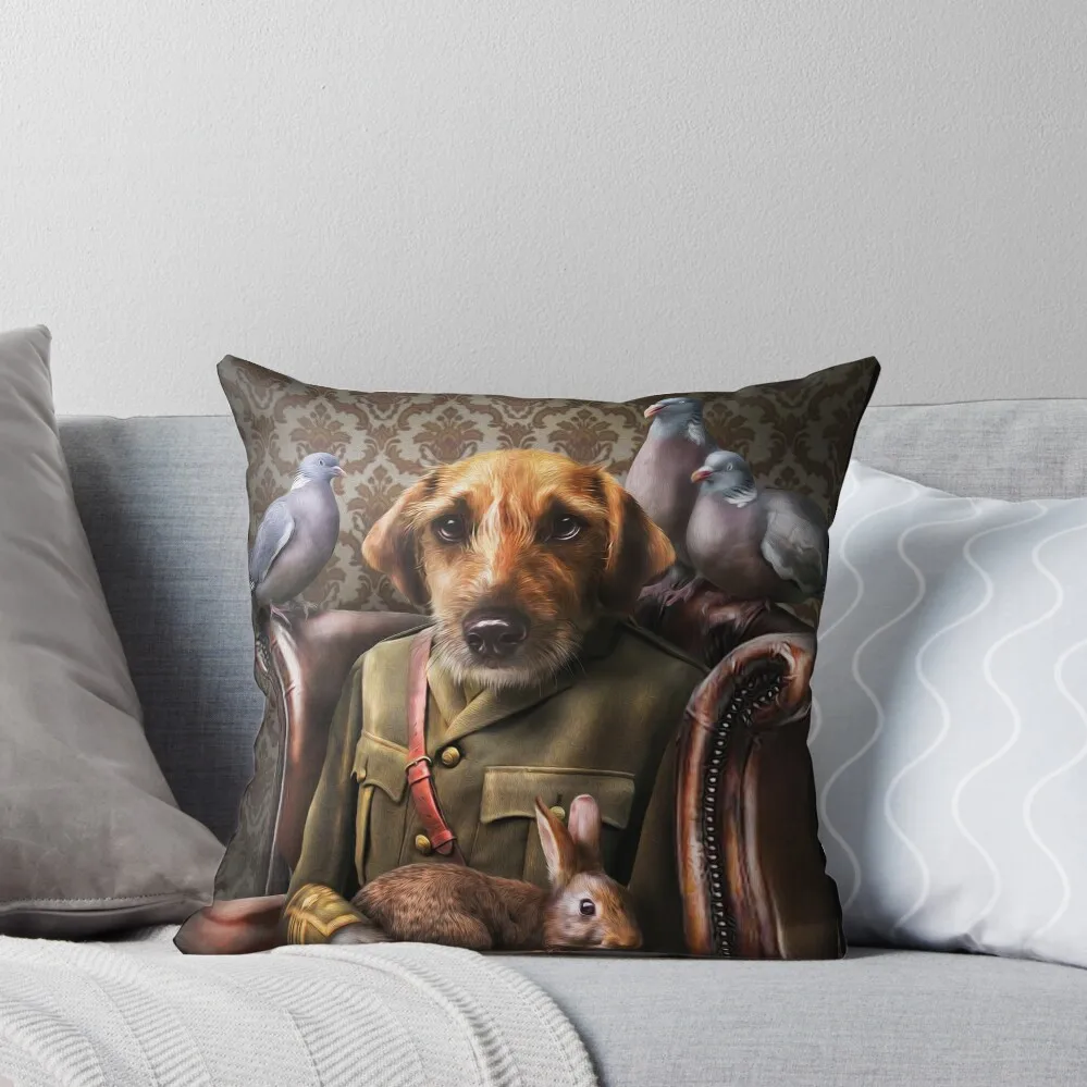 

Dog Portrait - Dylan Throw Pillow bed pillows Covers For Sofas pillow