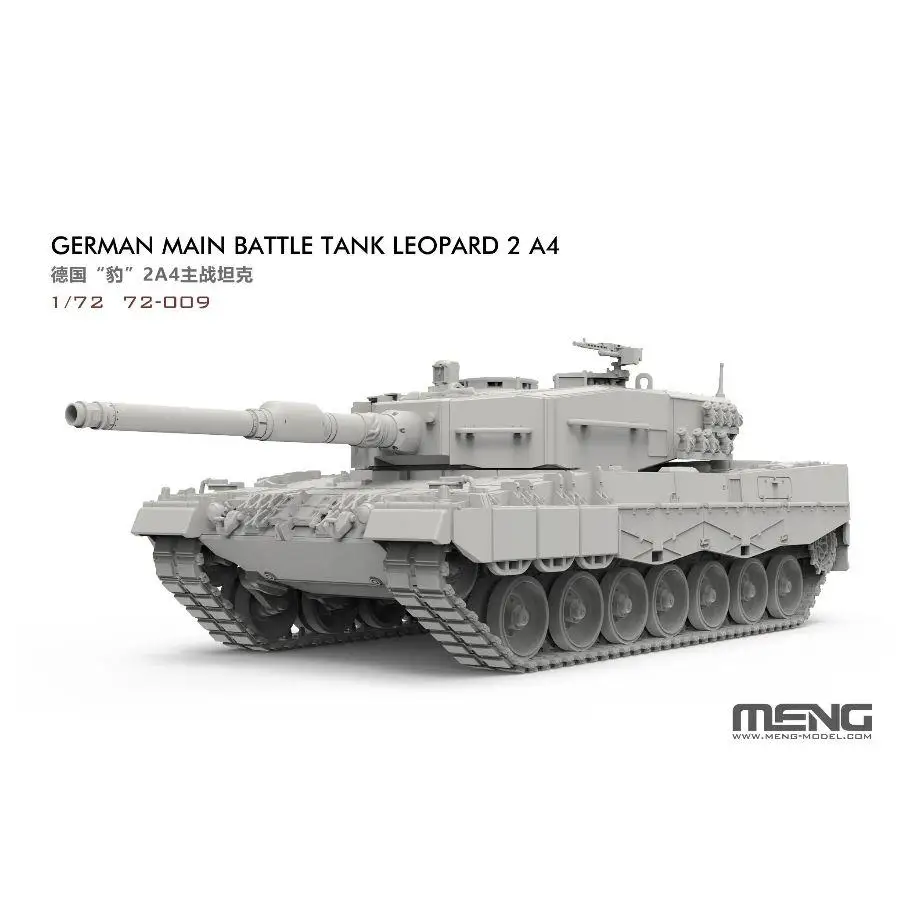 MENG 72-009 1/72 Leopard 2 A4 Howitzer  Main Battle Tank Assembly Model