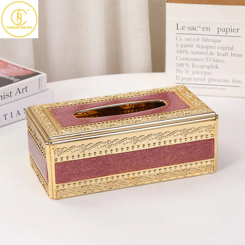 Family Seat Type Acryl Tissue Boxes Living Room Tea Table Restaurant Multifunctional Creative Napkins Tissue Storage Boxes