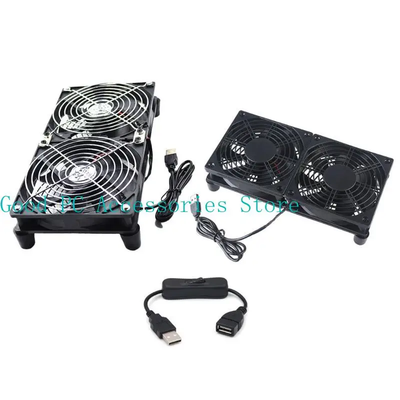

R53C Efficient USB Fan with 1400rpm Speed for Phones Routers Electronics Cooling Fan