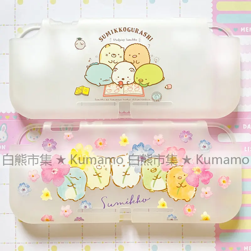Sumikko Gurashi Floral Protective Case Nintendo Switch Cute Hard Shell Cover Shockproof Game Console Skin Gaming Accessory