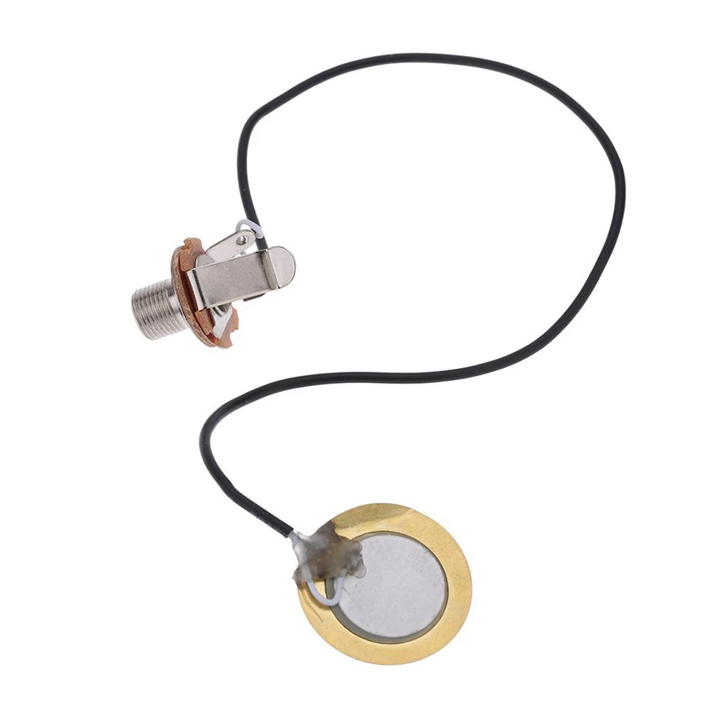 لاقط بيزو محول لاقط مجموعة الأسلاك التقاطات ذاتية اللصق مسبقا مكبر للصوت لاقط محول للجيتار الصوتي القيثارة