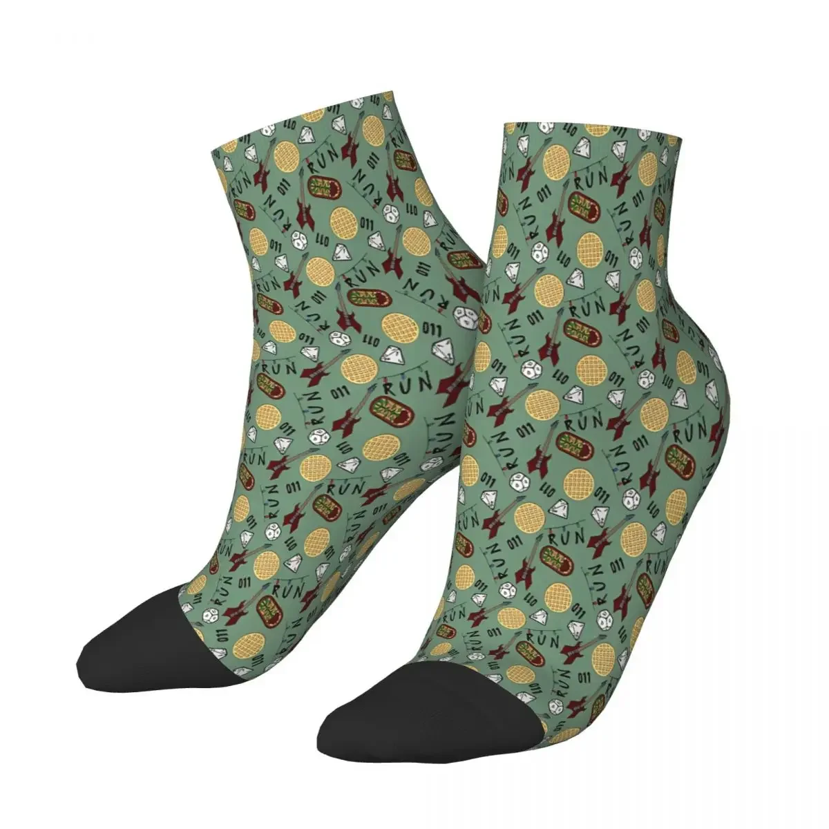 

Friends Don't Lie Sage Ankle Socks Male Mens Women Winter Stockings Harajuku