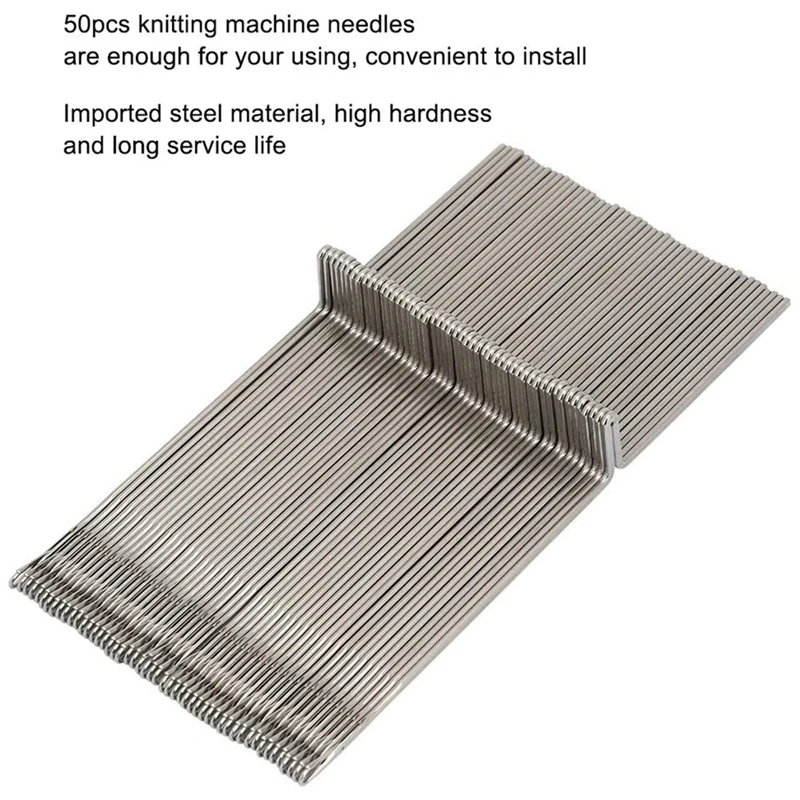 50Pcs Steel Knitting Machine Needle Set, Suitable For KR830 KR840 KR850 KR890