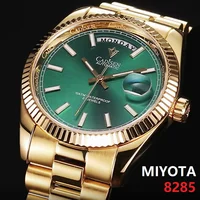 CADISEN DD40 relojes para hombre, reloj automático de lujo para hombre, reloj de pulsera mecánico con cristal de zafiro AR para hombre, 10Bar MIYOTA 8285 Movt 2023 nuevo