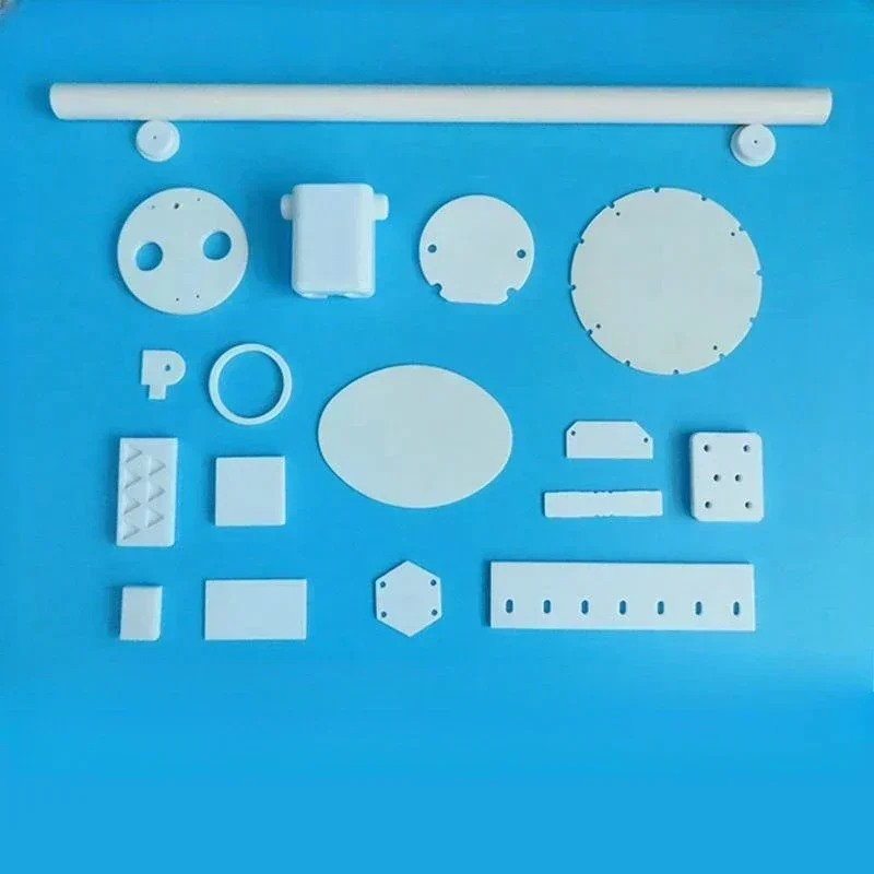 Customized alumina ceramic sheet 10x10/20x20/50x50/80x80mm square thermal conductive and wear-resistant ceramic substrate