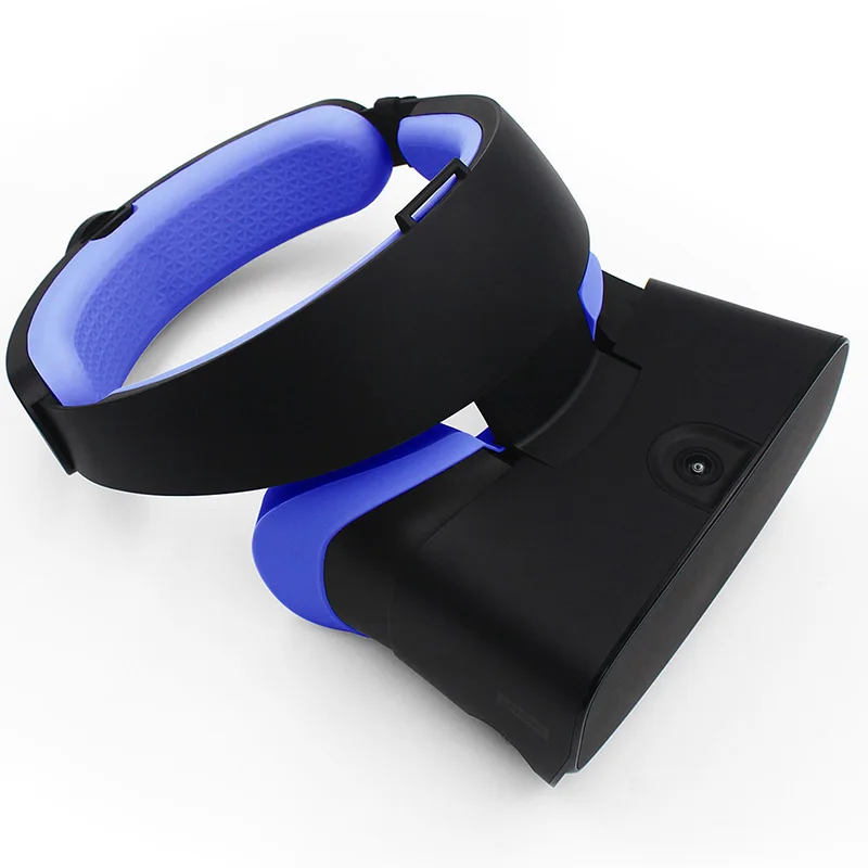 VRフェイスパッドとフロントリアフォーム、リフト用シリコンカバーsメガネアイマスク、ブラックフェイスマスクアクセサリー、3 in 1