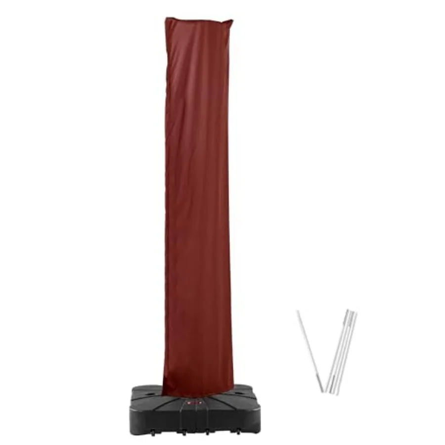 

Patio Umbrella Cover Waterproof UV Resistant Outdoor Cantilever Umbrella Covers with Zipper and Rod