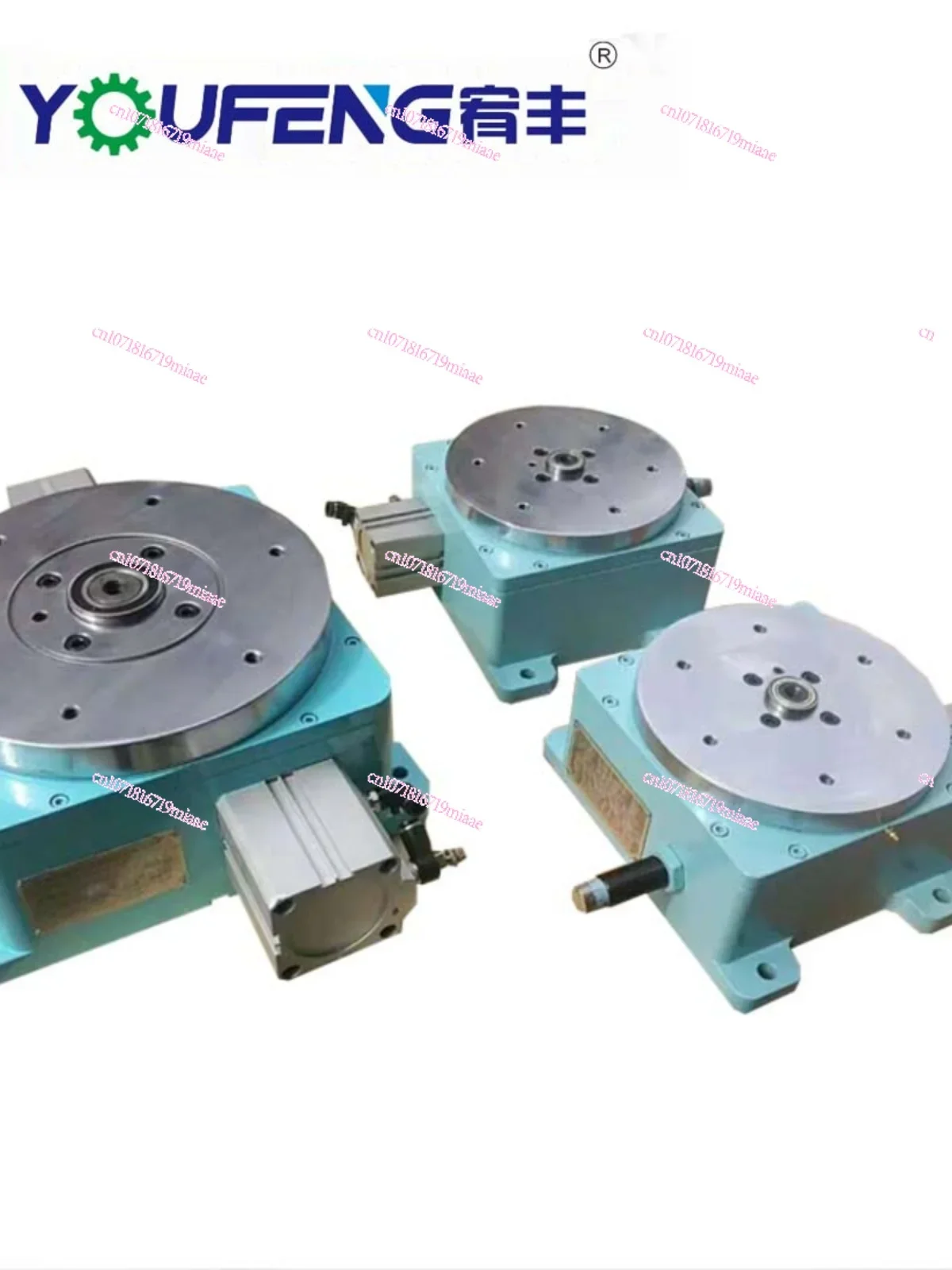 Pneumatic indexing disc automatic rotary table