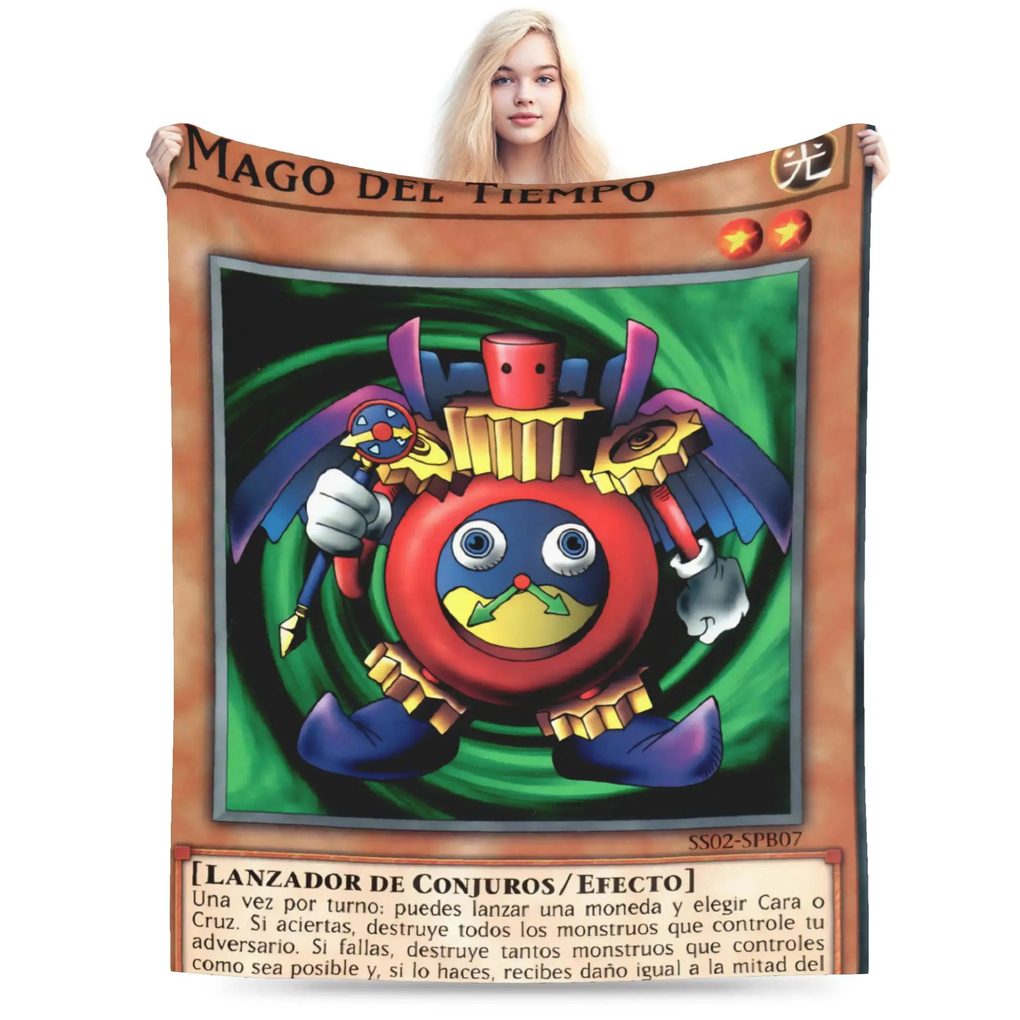 

Yu Gi Oh Card Soft Blanket Girls Boys Plush Throw Blanket Comfortable Living Room Flannel Bedspread Sofa Bed Cover