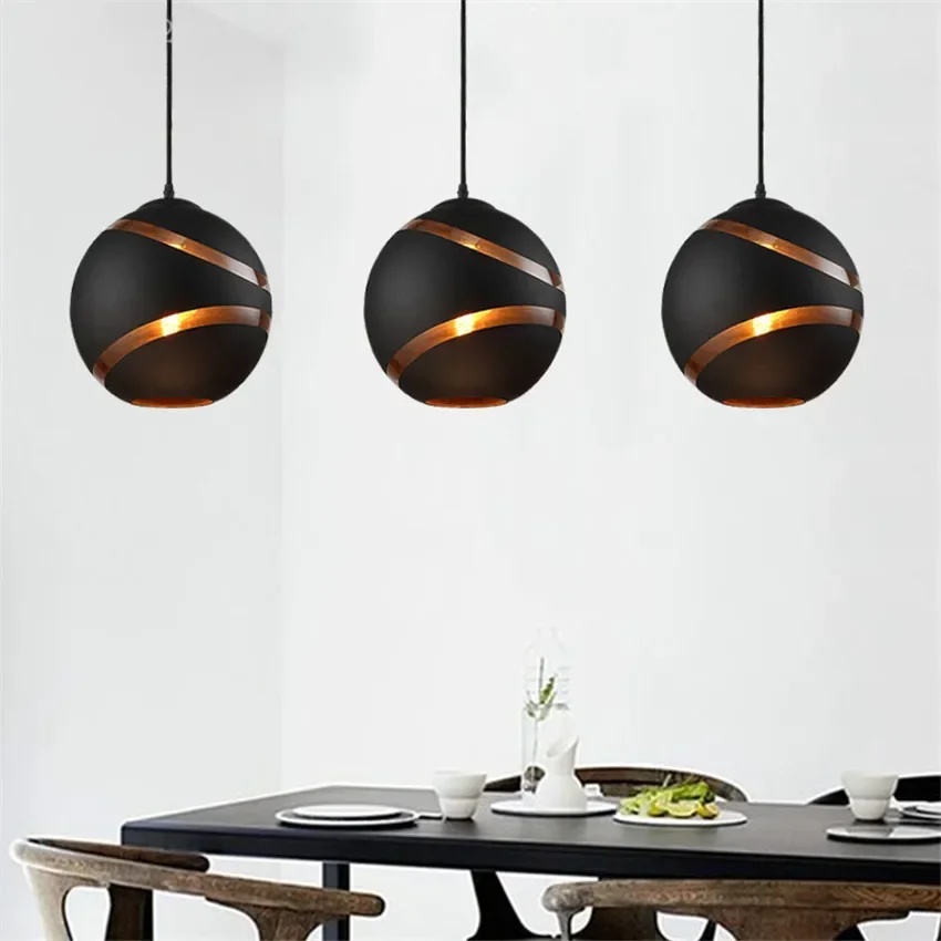 Modern Globe Retro Ball Bubble Pendant Lights Cafe Bar Store Restaurant Dining Room Hall Club Pendant Hanging Lamp