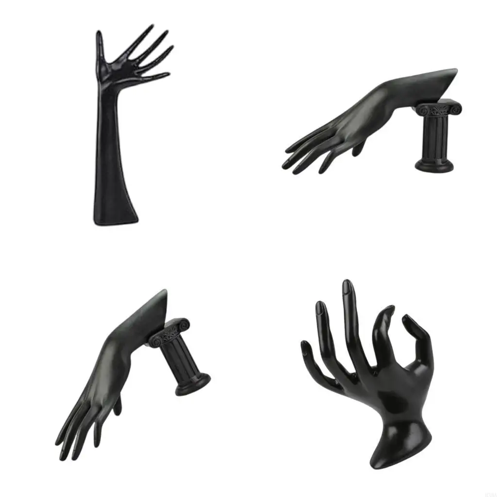 

HXBA Multifuntional Jewelry Holder with Mannequin and Hand Resin Texture Necklace Stand Perfect for Necklaces and Earrings