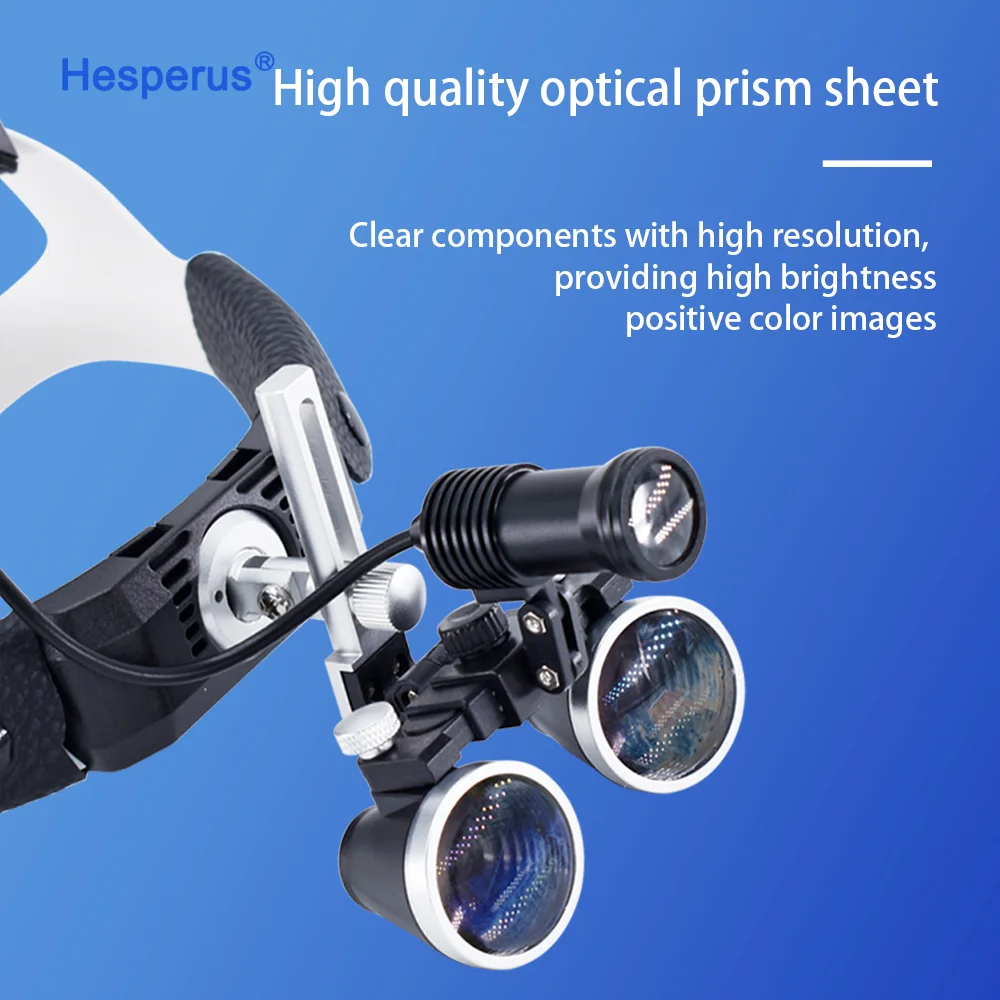 kim  Head Wearing 2.5X/3.5X Binocular Loupe 5W High Intensity Medical Head Light den tistry Oral ENT Headlight