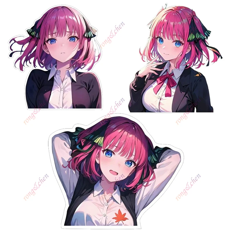 

Sexy Girl Car Sticker Japanese Anime for Car Motorcycle Racing Helmet Laptop Trunk Body Car Window Surfboard PVC Vinyl Decals