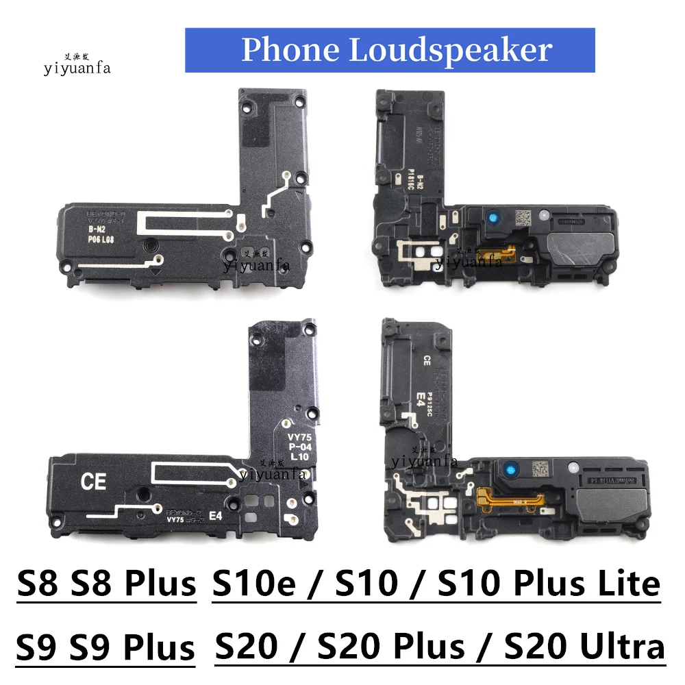 Altavoz con Sonido y Zumbador para Samsung Galaxy S10 S20 5G S10e S9 S8 Plus Lite, Cable Flexible de Altavoz, Módulo de Timbre de Repuesto