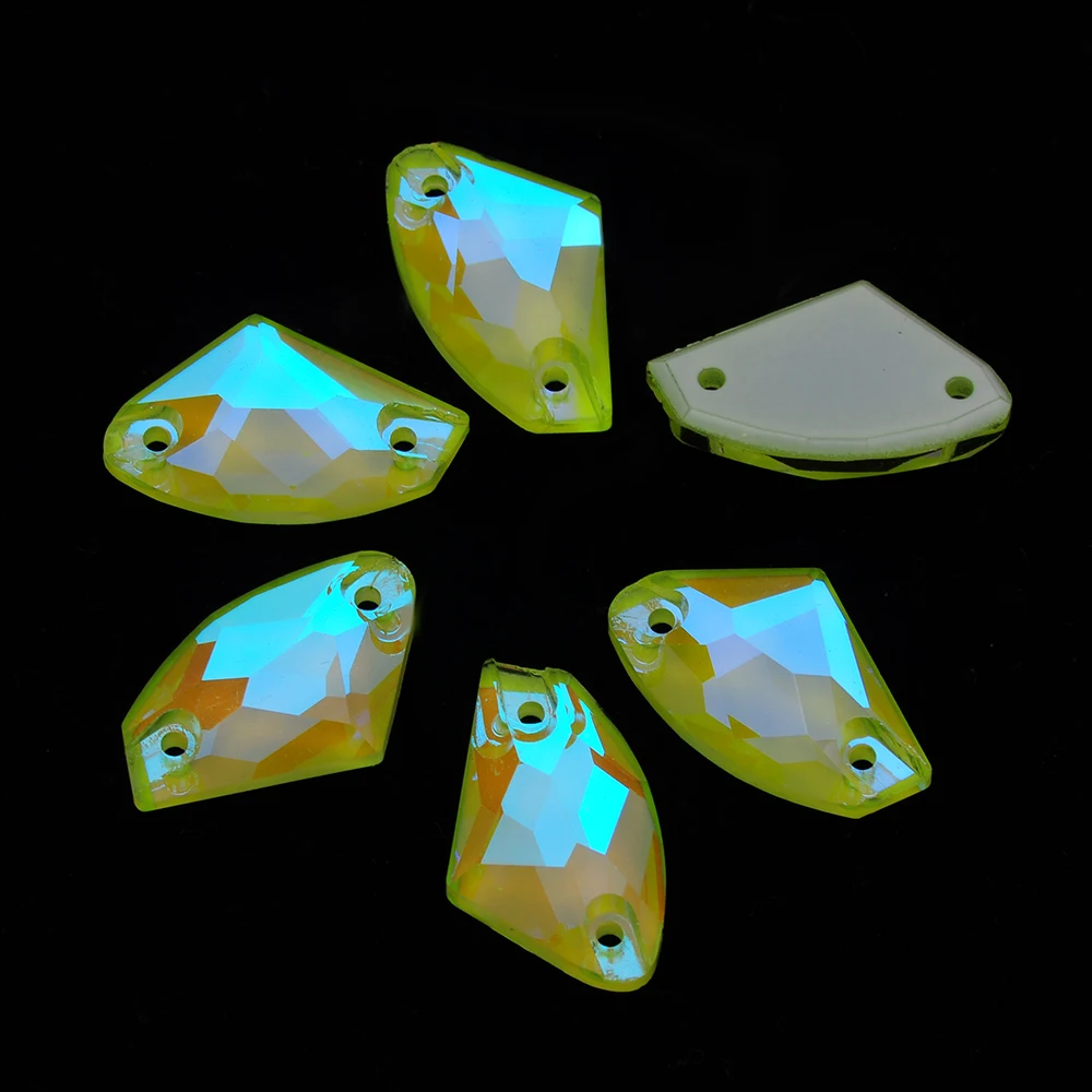 3256 Galaktische Fluoreszierende Neon Elektrische Deko-Nähaccessoires, Charms für Nägel, Acryl-Fasensteine, Strass-Applikationen für Kleider – Detail 10