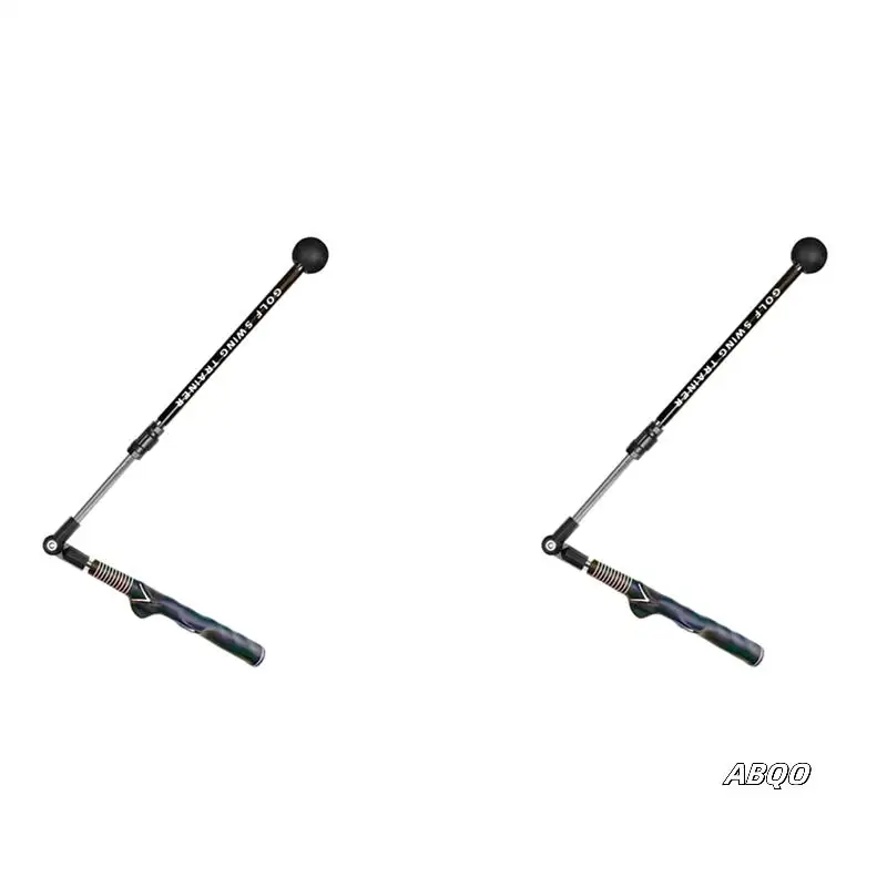 

2X Golf Swing Trainer Golf Training Aid Adjustable To Improve Hinge, Forearm Rotation, Shoulder Turn (Right Hand )