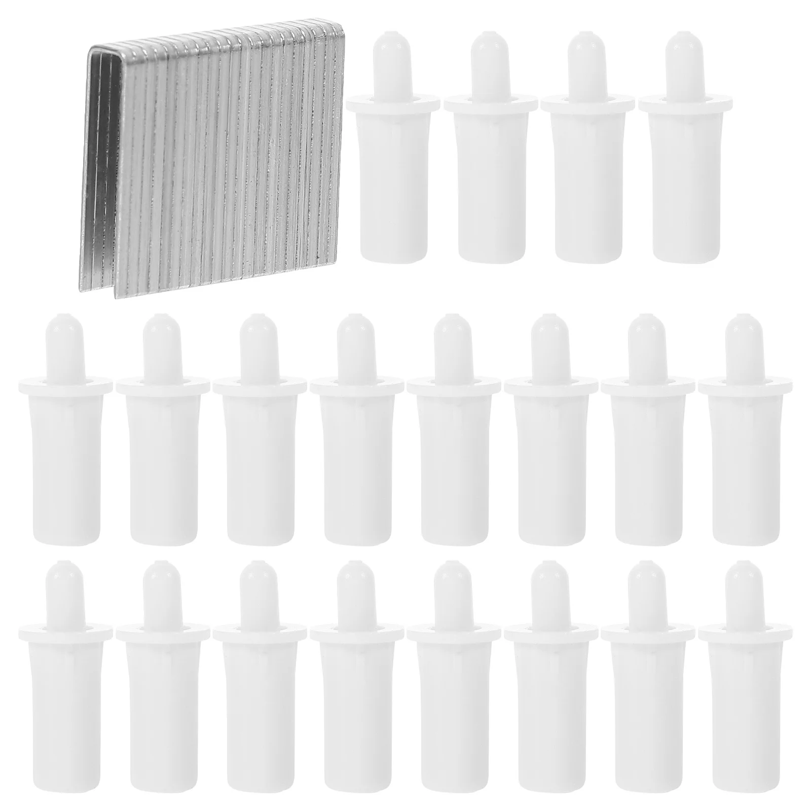 

40Pcs Blind Repair Pins Kit for Window Shutters Heavy Duty Plastic Louver Plugs Stainless Steel Staples Replacement Hardware DIY