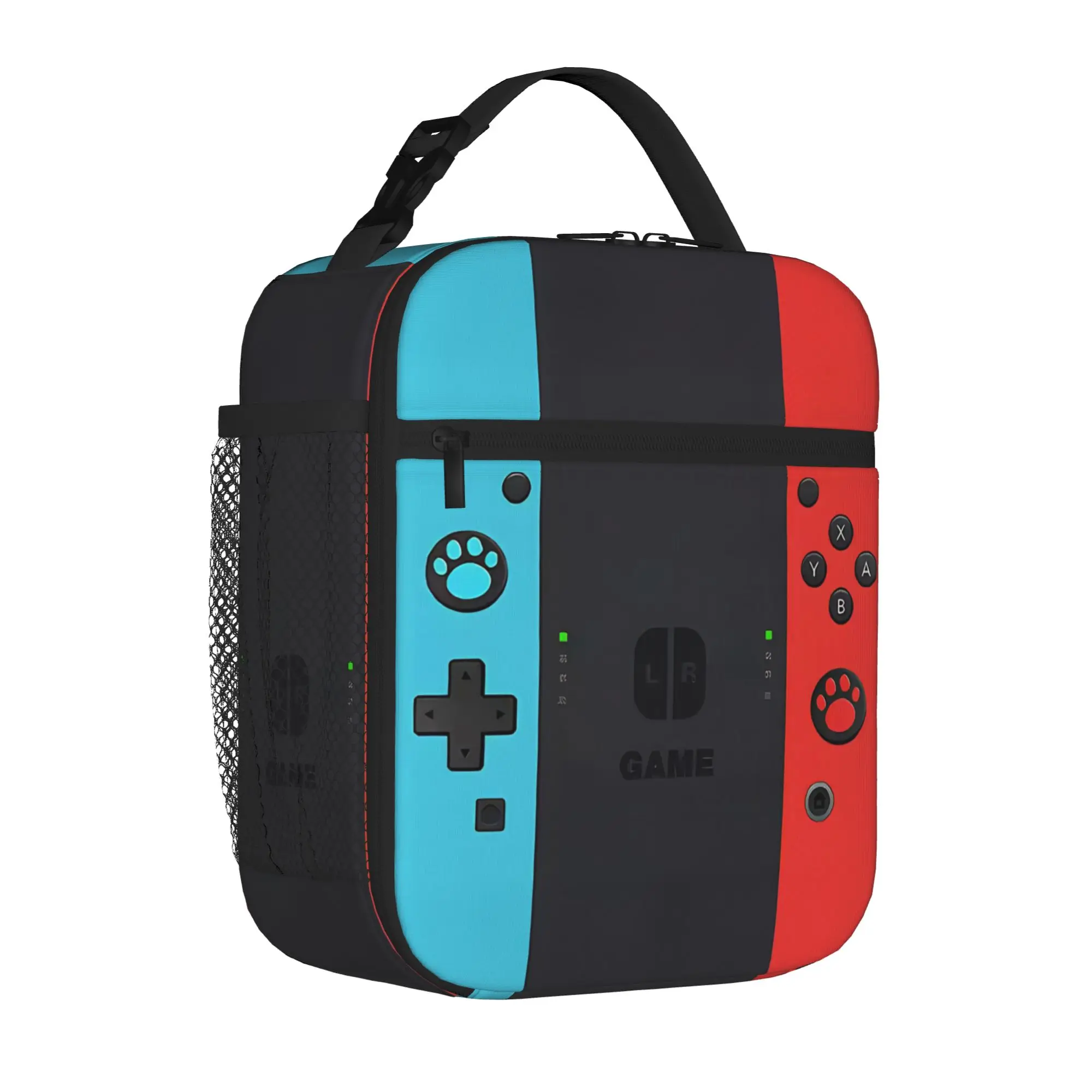 Insulated Lunch Tote Bag Games Console Handheld Gamer Fashion Controller Cooler Thermal Lunch Food Box Multifunction For Work