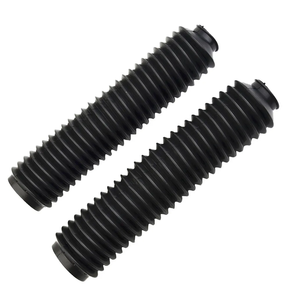 Motorcycle Fork Gaiters Dust Cover Boots, Rubber Material, Protects Fork Seals and Stanchions, Suitable for HONDA 230x70mm