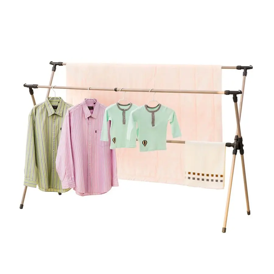

Drying Rack, Adjustable and Foldable Laundry Rack, Space Saving Hanger Rack, Retractable 4779 Inch Clothes Rack Heavy Duty Garme