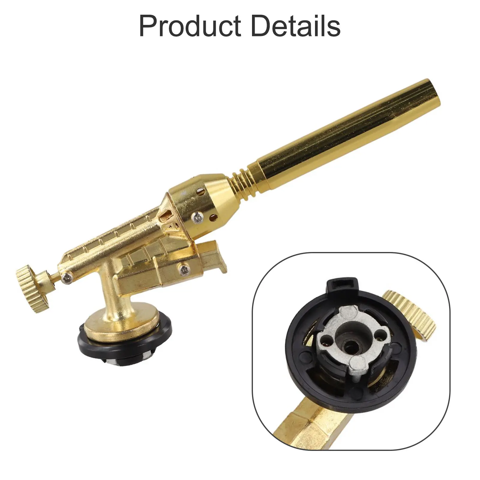 1 PCS Portable  Butane Gas Torch High-Temperature  Welding & Cooking Tool Portable Outdoor  BBQ Flamethrower Welding  Equipment