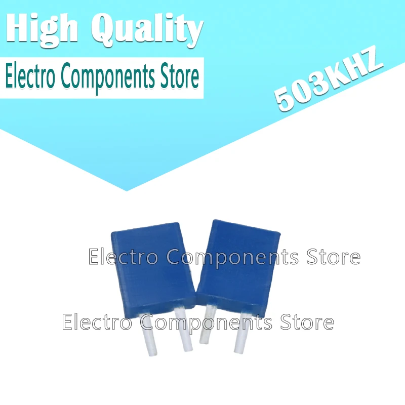 5PCS/Lot 2Pin Throught Hole Ceramic Crystal Oscillator CSB503J 503KHZ 503K Ceramic Resonator