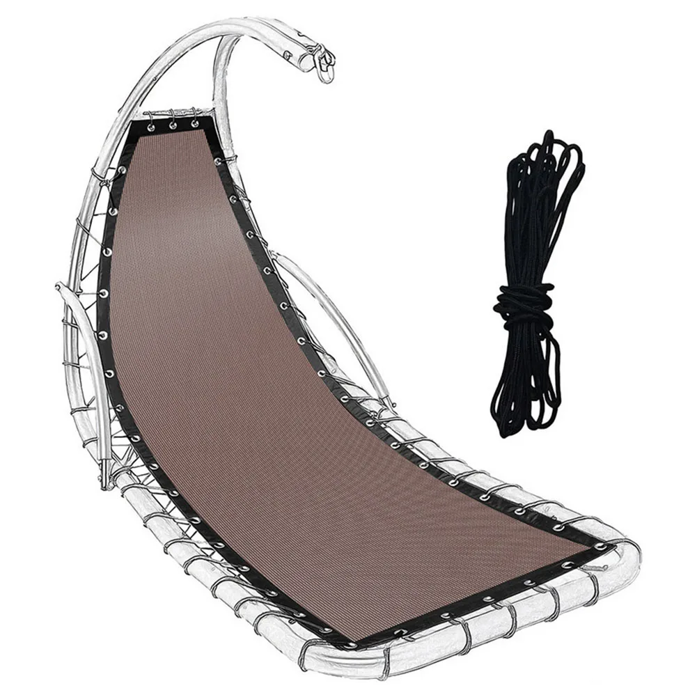 كرسي معلق من القماش المقاس بدون خياطة، كرسي أرجوحة معلق، تعزيز مريح، مصمم لكرسي أرجوحة سهل التركيب