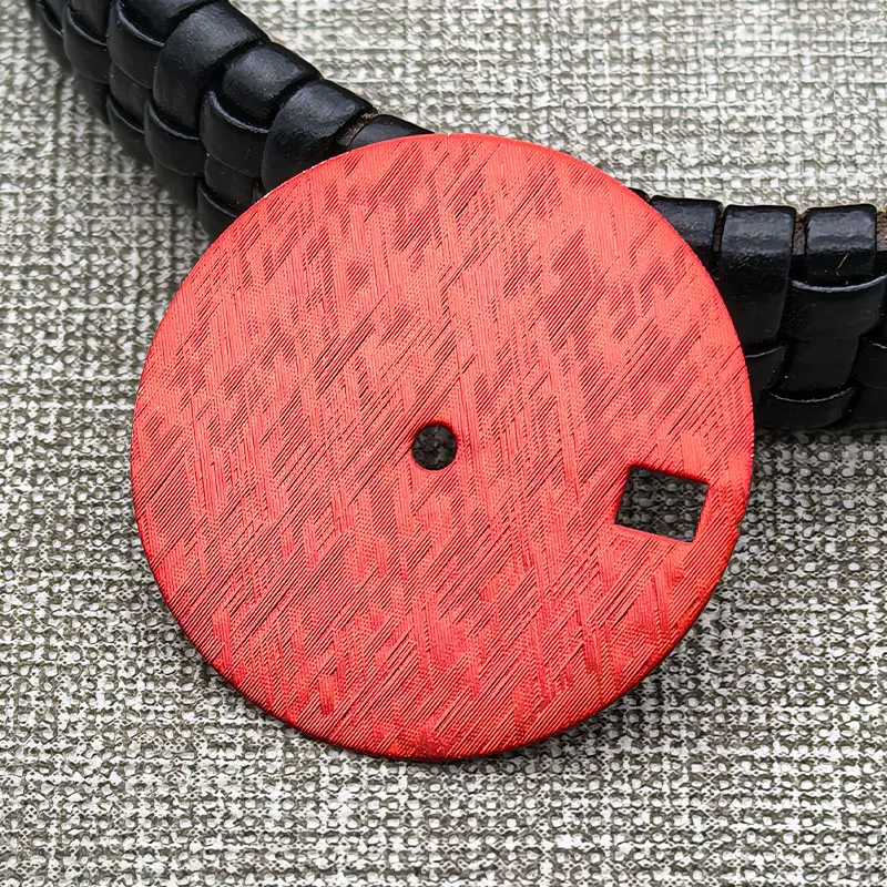 Mod 28.5mm Watch Dial NH35 Watch Faces Fits NH35 NH36 Movement SKX007 6105 Turtle Samurai Crown at 3.0 3.8 4.1 Case Watch Dial